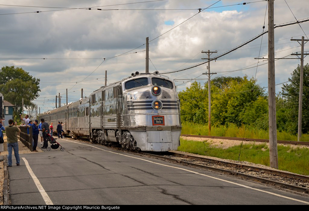 CBQ E5A Locomotive Nebraska Zephyr